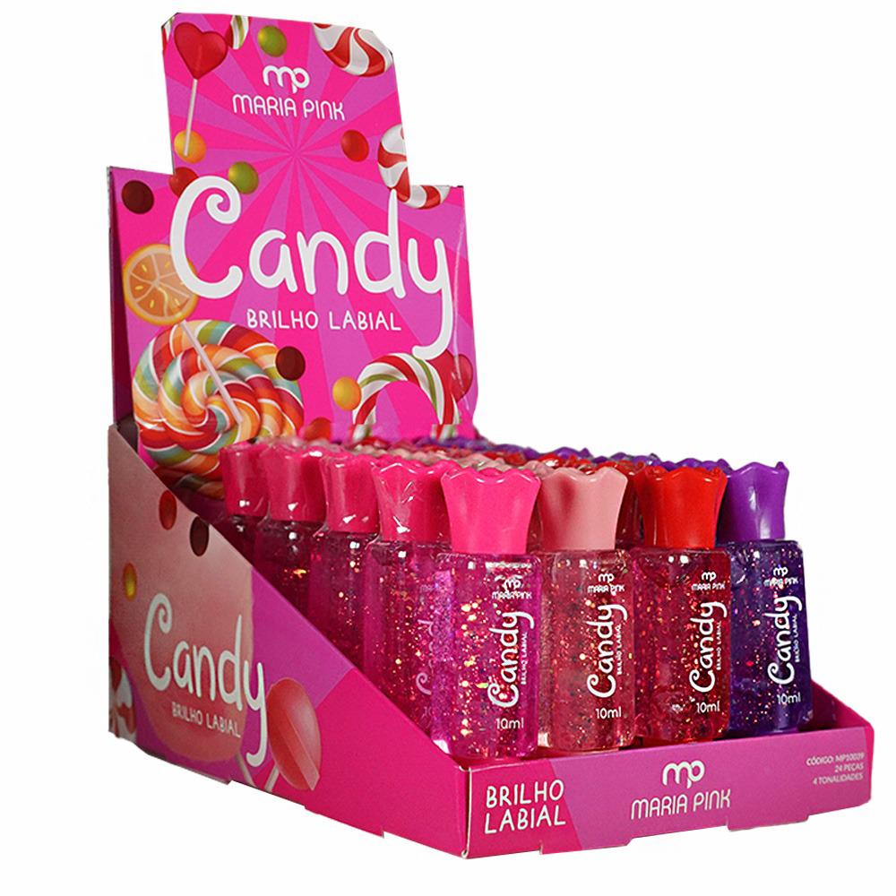 Brilho Labial Candy - Maria Pink