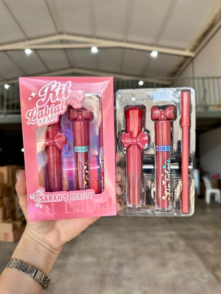 💖✨ KIT LABIAL 3 EM 1 SARAH'S BEAUTY ✨💖
