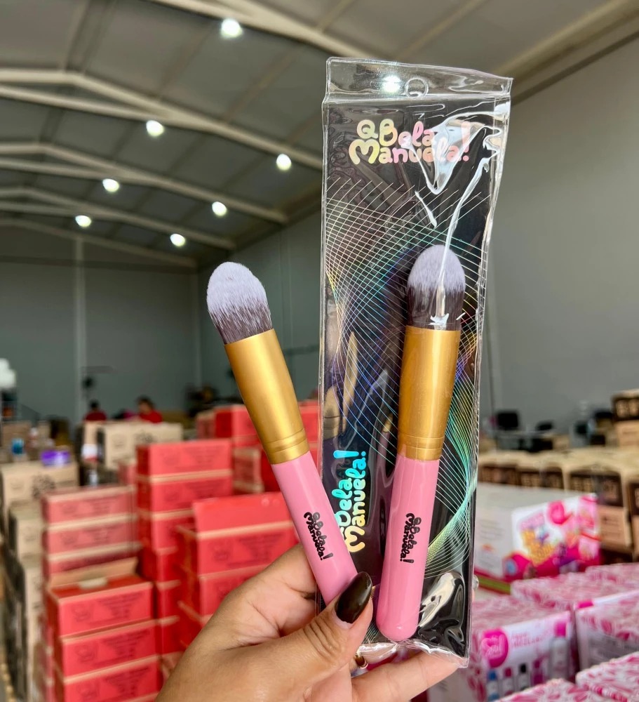 Pincel para Blush Rosa (815) - Qbela Manuela